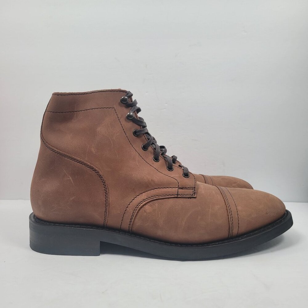 Thursday Boot Co. Men's Brown Leather Lace-Up Boots 22081 6598 US Size 12W